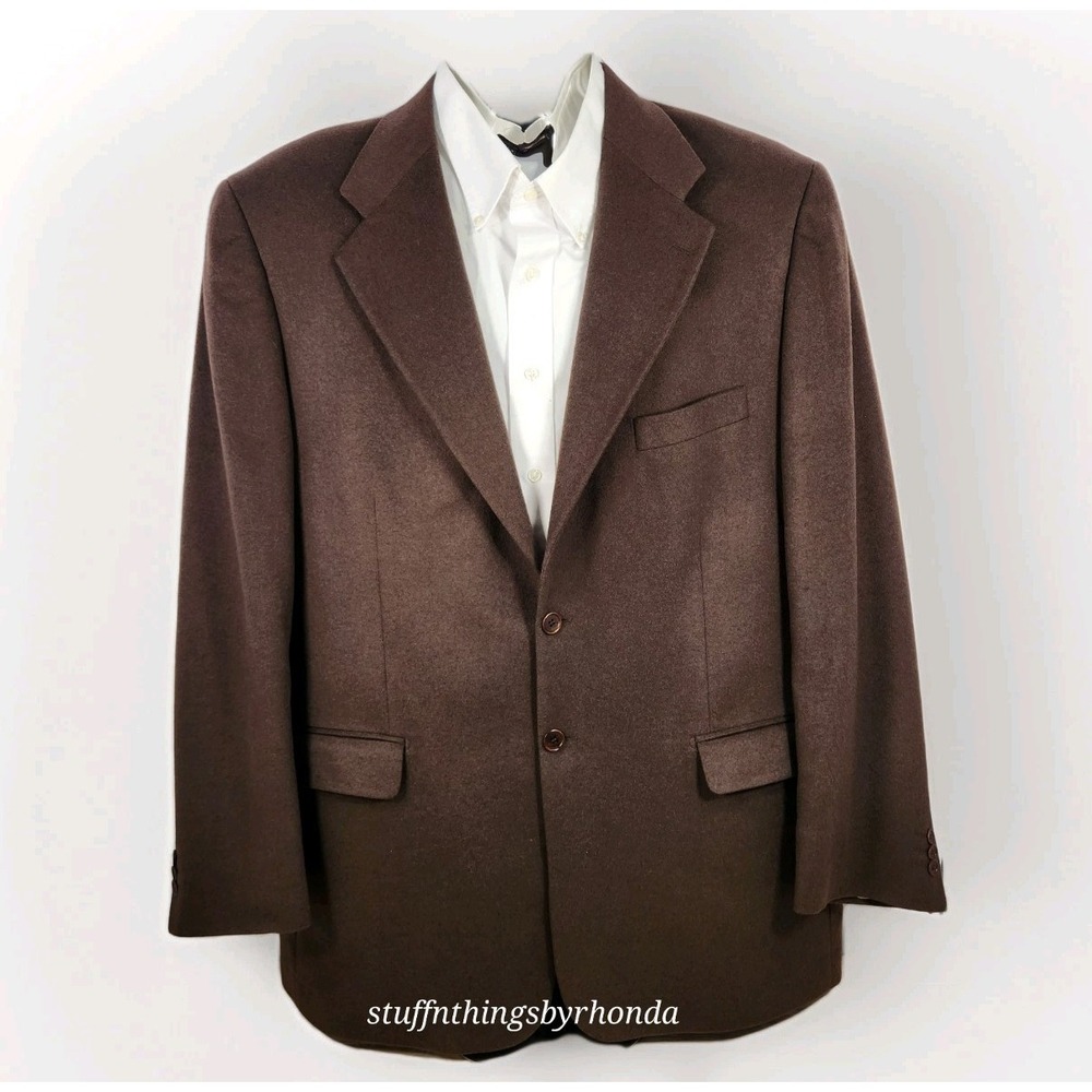 LOUIS‎ DELL' OLIO 100% Italian Cashmere Jacket Coat Blazer Sport Coat 56 46 Long